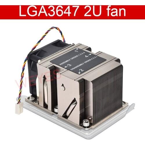 Brand NEW LGA3647 2U CPU COOLER cooling fan heatsink for LGA3647 narrow workstation server Industrial Personal Computer Active