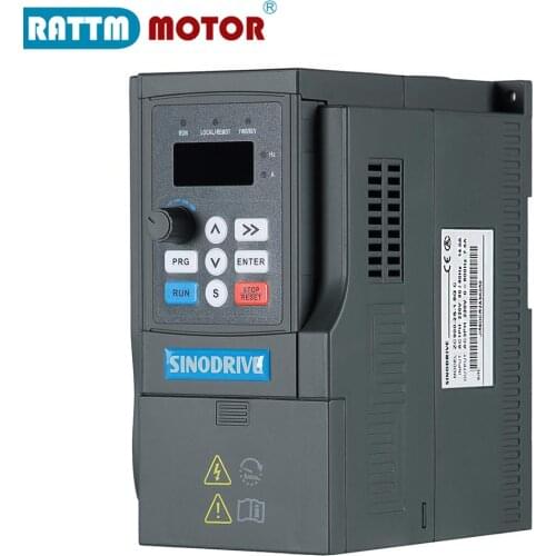 ZC900 2S 1.5KW 220V 3HP Variable Frequency VFD Inverter Output 3 phase 600Hz 7.5A &Extension cable/control panel box