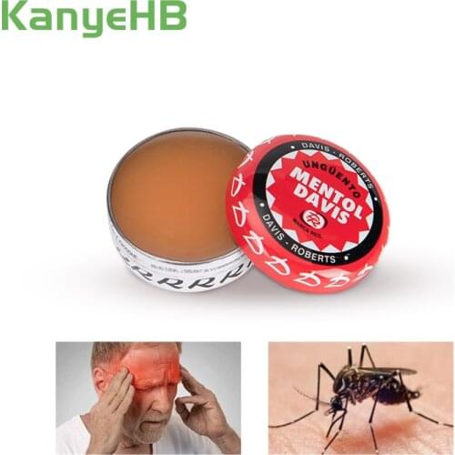 1pcs Cooling Oil Refresh Cream Balm Ointment Anti-motion Cold Headache Dizziness Body Anti-itching Pain Relieving Plaster S035
