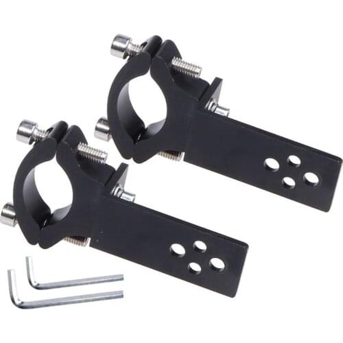 2Sets Universal Mount Tg11 Motorcycle Headlight Bracket Tube Fork Spotlight Holder Clamp for Cafer Racer Chopper Ect