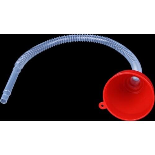 A5KD Universal Motor Vehicle Plastic Fill Funnel Soft Pipe Petrol Tube