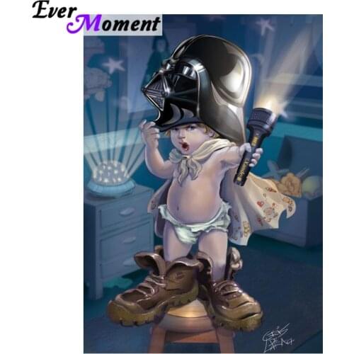 Ever Moment Diamond Painting Little Boys Dream Embridery Diamond Image 3D Pictures Craft Gift for Kids Room Decoration ASF885