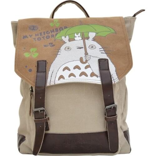 Anime My Neighbor Totoro Cosplay Backpack Cartoon Student School Shoulder Bag Teenager Laptop Travel Rucksack Gift