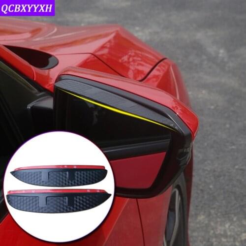 Car-styling 1 Pair For Peugeot 301 308 2008 4008 2009-2019 Car Rearview Mirror Eyebrow Rain Gear Shield Anti-rain Cover Stickers