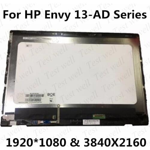 13.3" FHD UHD Lcd Touch screen Digitizer Replacement Assembly For hp envy 13-ad 13-ad007ns 13-ad008nx 928479-001 928475-001