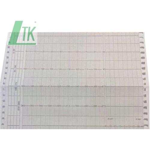 For YOKOGAWA DENSHIKIKI KR-180 recorder chart paper V8104AH