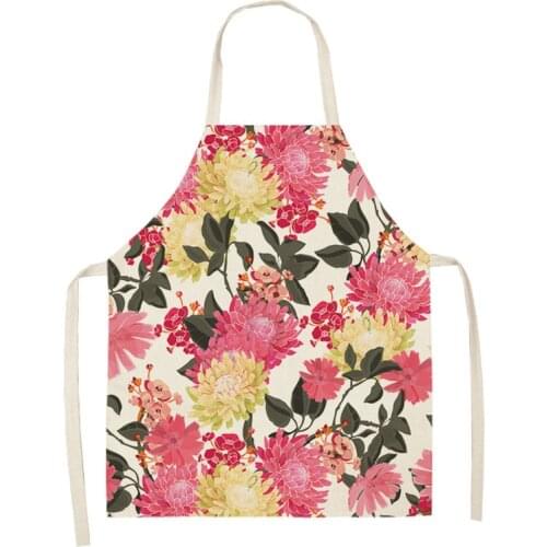 Flowers and trees pattern Men kitchen apron Child apron customizable apron alpaca House cleaning kids apron apron for kitchen