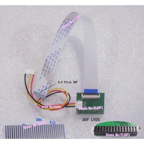 HSD101PWW2 LVDS Adapter Plate 0.5mm 30 Pin FFC FPC LVDS Conversion board 0.5 Pitch 30P FFC LVDS Connector HSD101PWW2 FFC LVDS