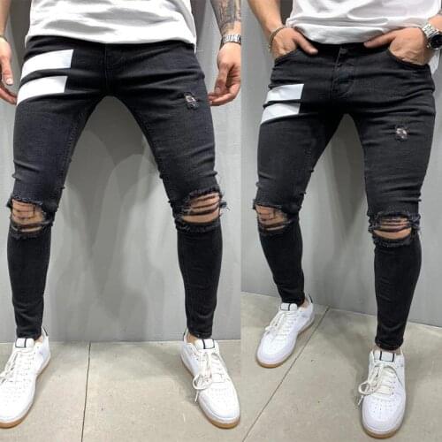 JHANFT Ripped Jeans For Men