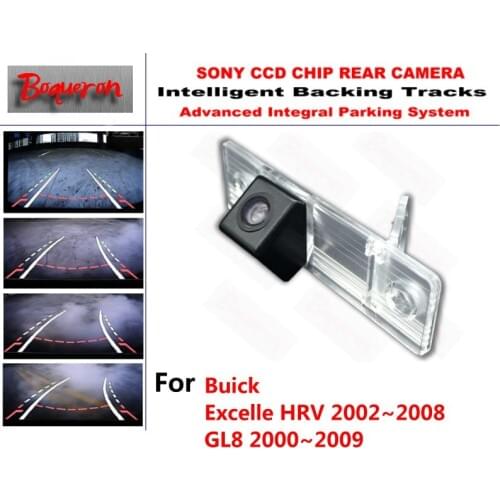 For Buick Excelle HRV 2002~2008 GL8 2000~2009 CCD Car Backup Parking Camera Intelligent Tracks Dynamic Guidance Rear View Camera