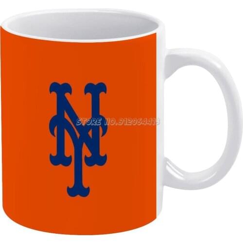 Mets Coffee Mugs Pattern Coffee Mug 330ml Milk Water Cup Creative Fathers Day Gifts New York