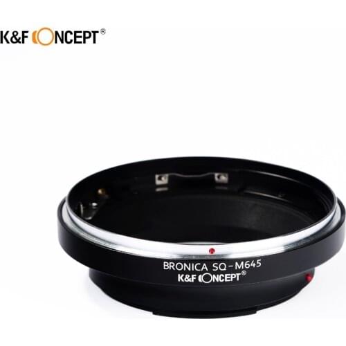 K&F CONCEPT Camera Lens Mount Adapter Ring for Bronica SQ Lens to Mamiya 645 Camera Body for M645J, 645 Super, 645 Pro, 645AF