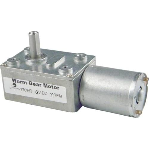 CHANCS Engine Mini Turbine Worm 370WG 6V DC 10RPM For Automation Equipment for DIY Mini Geared Motor