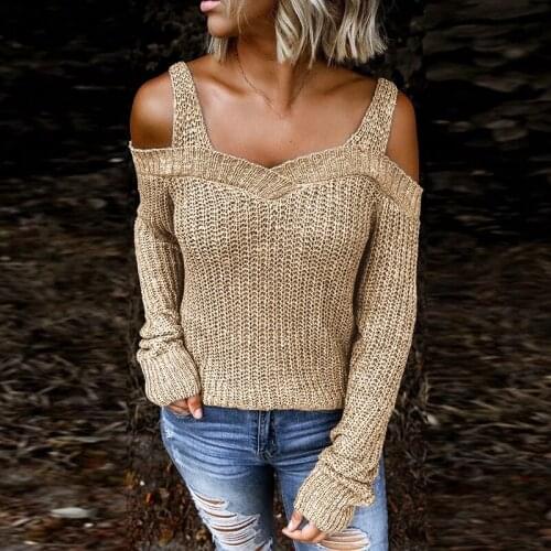 Fashion Hollow Square Neck Sweater Woman Korean Long Sleeve Loose Knit Sweater Ladies Slim Solid Pullovers Streetwear