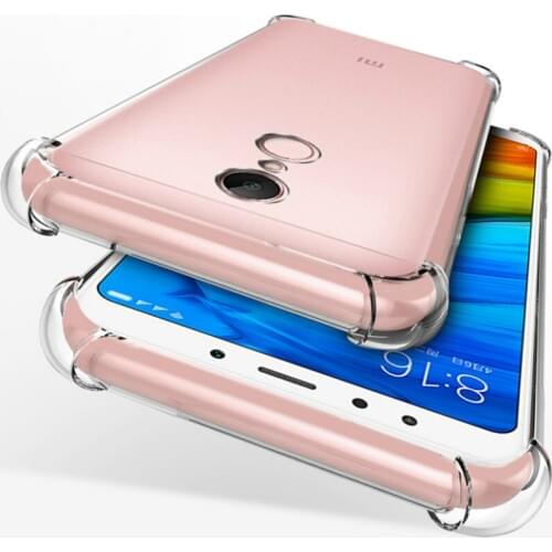 Luxury Shockproof Clear Soft Silicone Case for Xiaomi Redmi 4A 4X Cases Redmi Note 4 Phone Case for Xiaomi 5X / Mi A1 Cover