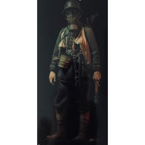 New Unassembled 1/18 90mm ancient man 1917 WW1 not with base Resin Kit DIY Toys Unpainted resin model