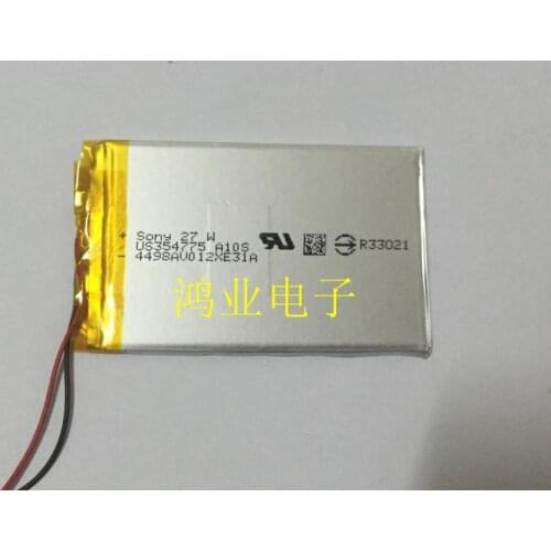 New high-quality 3.7V polymer lithium battery 354775P 1500MAH rechargeable rechargeable treasure and other electronic products R