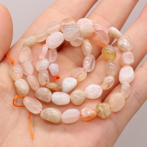 Wholesale Natural Stone Bead Round Moonstone Crystal Beads for Fine Jewelry Accessories Making Bracelet Necklace Gift