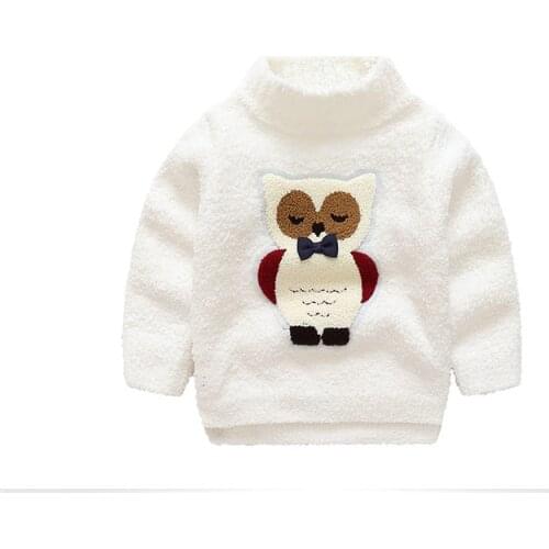 2021 Autumn Winter Kids Thicken Sweater Children New Year Clothing Boys Cotton Baby Boys Costumes SD77