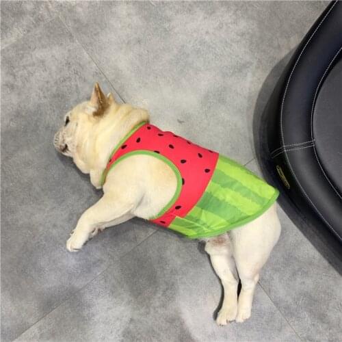 French Bulldog Clothing Summer Schnauzer Pug Dog Clothes Vest Cool Dog Costumes Outfit Frenchies Dog Apparel Shirt Dropshipping