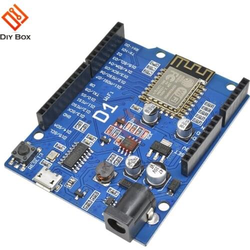 OTA WeMos D1 CH340 CH340G WiFi Development Board ESP8266 ESP-12 ESP-12E Module Micro USB For Arduino IDE R3 ONE 3.3v 5v 1A
