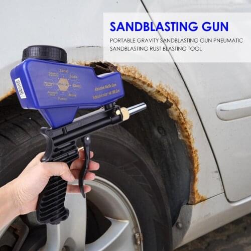Portable Handheld Pneumatic Anti-Rust Sandblaster Protection Sand Gravity Sandblasting Gun Mini Air Tools dropshipping#20