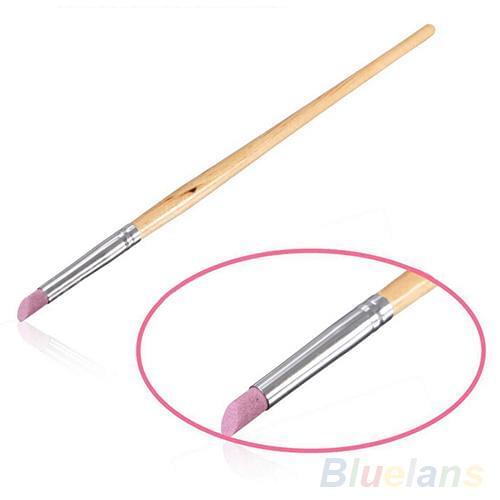 Professional Nail Art Cuticle Removing Quartz Powder Manicure Tool Polishing Pen ·Strengthen your nails and enhancing shine