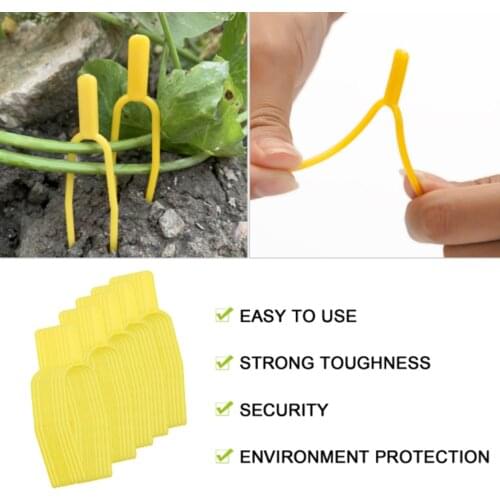 Plant Vine Fixer Gardening Plant Fixing Clips Vine Plant Fixer Prop Potted Land Trail Fixing Clip Garden Clips