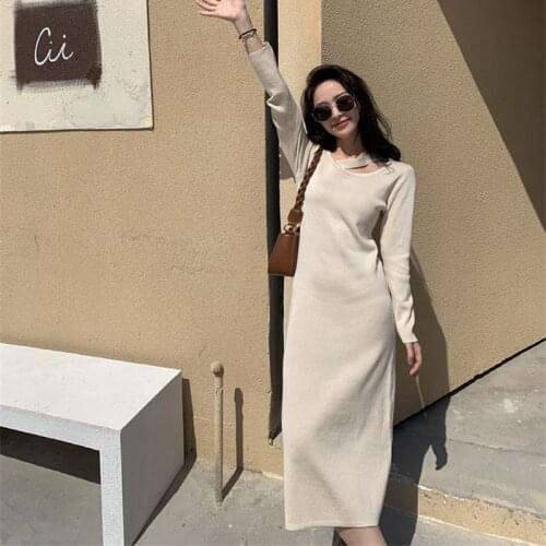 ROADMANY Fashionable Knitted Dresses