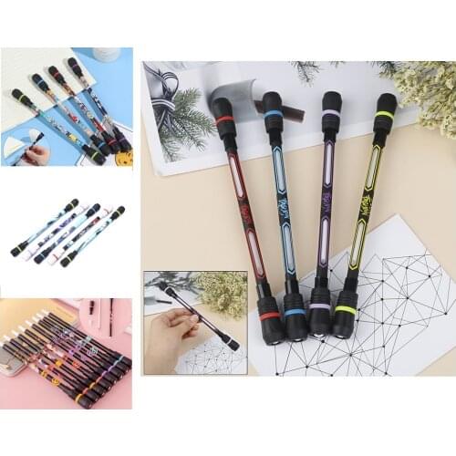 Creative Spinning Gel Pen 0.5mm Funny Rotating Pen Spinning Gaming Pens for Kids Students Writing Toys Kawaii Stationery Pen