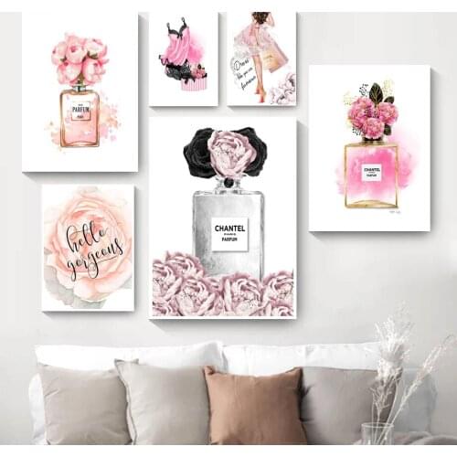 Beauty Salon Manicure Beauty Eyelashes Decorative Painting Clothing Store Personality Creative Lips Perfume Simple Mural