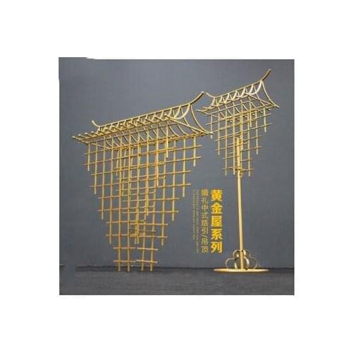 Wedding props tie yi Chinese wind construction road leading to the wedding stage decoration hanging on the ceiling