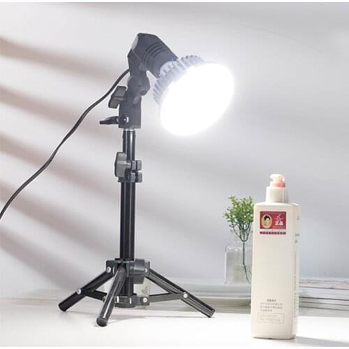 Photography Lighting LED Selfie Light E27 Lamp Holder with Tripod Stand For Youtube Photo Studio Makeup Video Live
