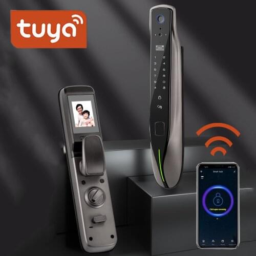 Smart Door Lock With Biometric Fingerprint Smart Card Password Key Unlock USB Emergency Charge Locker Door Lock