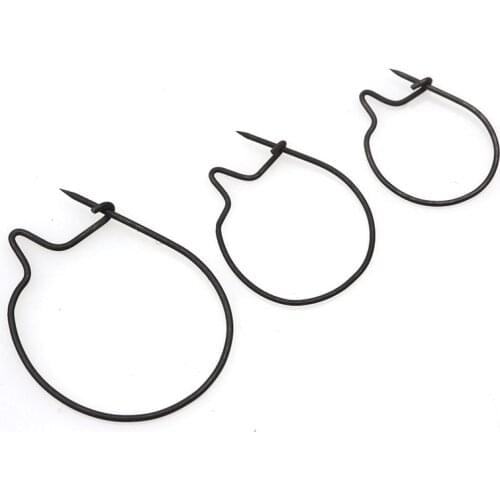 20pcs/lot Maggot Clip Fishing Hook Bait Sting Boilie Pin Spike Rigs Klips Terminal Carp lures worm fishing Tackle accessories