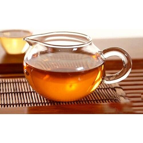 1PC 250ml Transparent heat-resistant glass fair cup parts special offer Kung Fu glass tea cup JN 1028