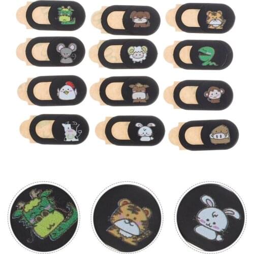 1Pc Animal Zodiac Privacy Protection WebCam Camera Cover Shutter Slider Sticker for Laptops Macbook IPad Lenses Laptop Sticker