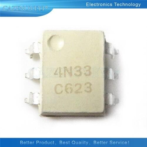 10pcs/lot 4N33M 4N33 EL4N33 DIP-6 SMD-6 In Stock