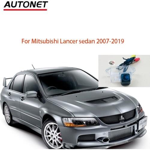 Autonet HD 1280*720 Fisheye Rear View Camera For Mitsubishi Lancer sedan 2007-2019 CVBS camera/ Car Vehicle Parking Accessories
