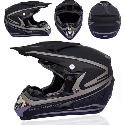One-Piece Motorcycle Helmet Mountain Bike Full Helmet Cross-Country Helmet Small Light Cross-Country Helmet Wholesale