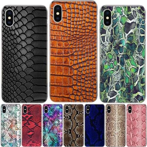 It looks like real snake skin Phone Case For Iphone 12 MIni 11Pro MAX XS 8 7 6 6S Plus X 5 5S SE XR SE 2020 Cover Shell Coque