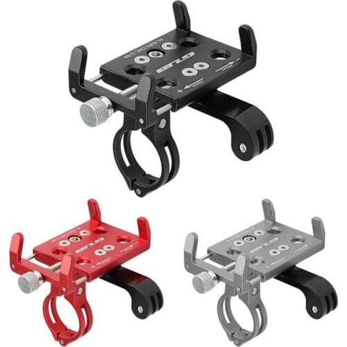 Bicycle Phone Holder Bicycle Stem Install Smart Cell Phone Bracket MTB Road Bike Flashlight Telephone Bracket 60-100mm Wide