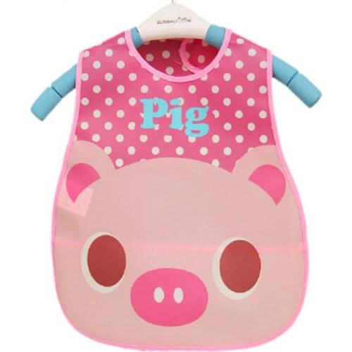 UNIKIDS Baby Bibs Waterproof Elephant Cartoon Children Bibs Infant Burp Cloths 2015 Brand Clothing Towel Kids Clothing Accessori