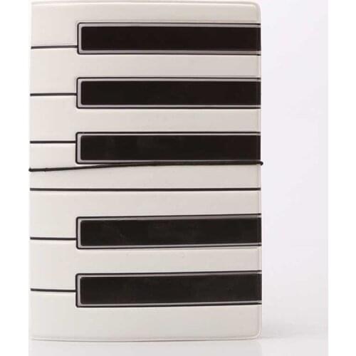 Travel Accessories Fashion Piano Keys Passport Holder PVC 3D Print Leather Travel Passport Cover Case Card ID Holders 14cm*9.6cm