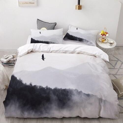Dream NS Beautiful Ocean Forest Scenery Bedding Home Textiles Set Queen Bedclothes Duvet Cover Pillowcase Comforter Bedding Sets
