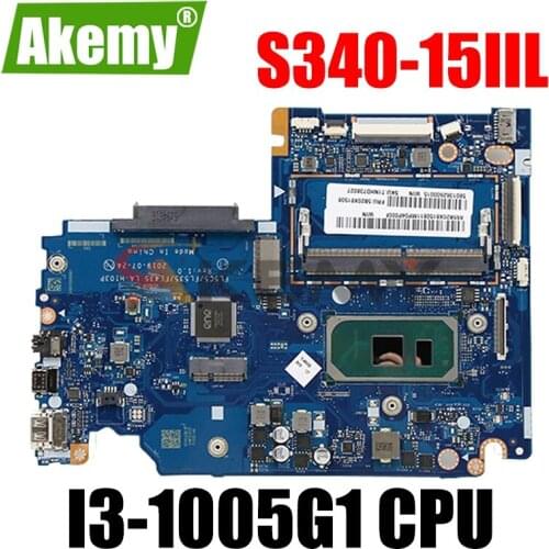 FRU 5B20W89110 For Lenovo S340-15IIL Touch Laptop Motherboard LA-H103P with CPU I3 1005G1 UMA_4G DDR4 100% Fully Tested