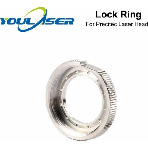 YOULASER Ceramic Lock Ring Nut Fiber Laser Head Parts Laser Nozzle Connector Fasten Ring Fiber Laser Raytools