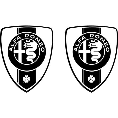 Creative Car Stickers Decals Alfa Racing Vinyl Sticker Decal Car Window Body Decorative Stickers Accessories Apply To Car Window