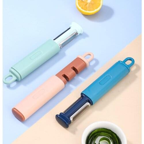 2-in-1 Stainless Steel Peeler Kitchen Sharpener Accessories Multifunction Scraper and Grater Home Kitchen Gadgets U3