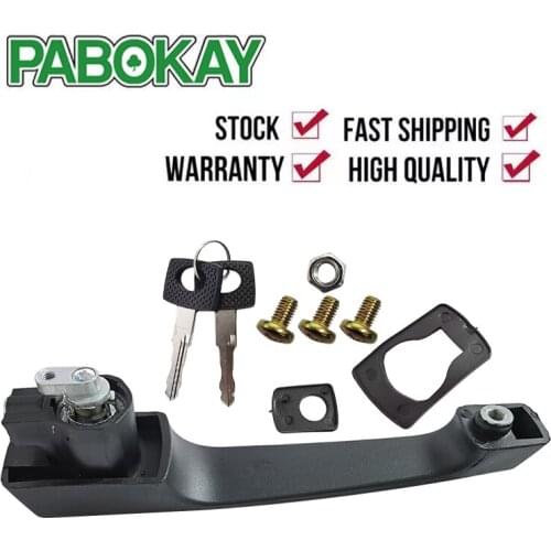 Left Right Door Handle With Lock Barrel FOR VW Transporter T1 207 307 407 208 308 408 209 309 409 Motorhom 6017600159 6707600159